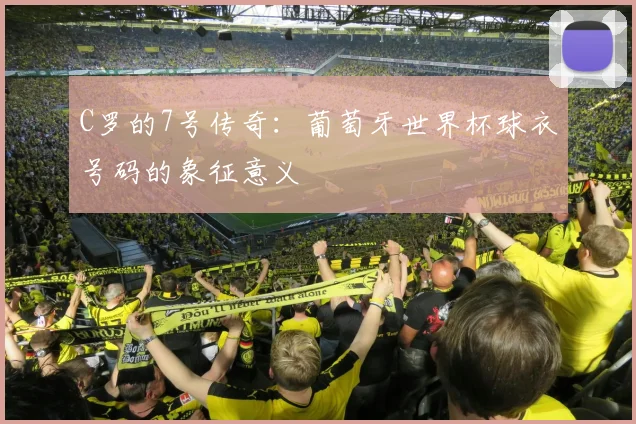 C罗的7号传奇:葡萄牙世界杯球衣号码的象征意义